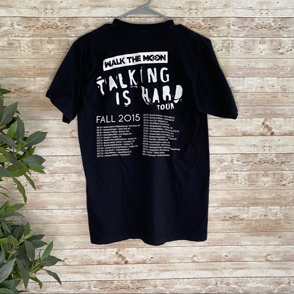 Walk the Moon Talking is Hard 2015 Concert Tee - Picture 2 of 3